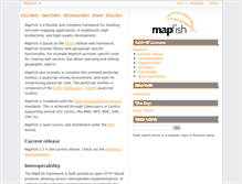Tablet Screenshot of mapfish.org